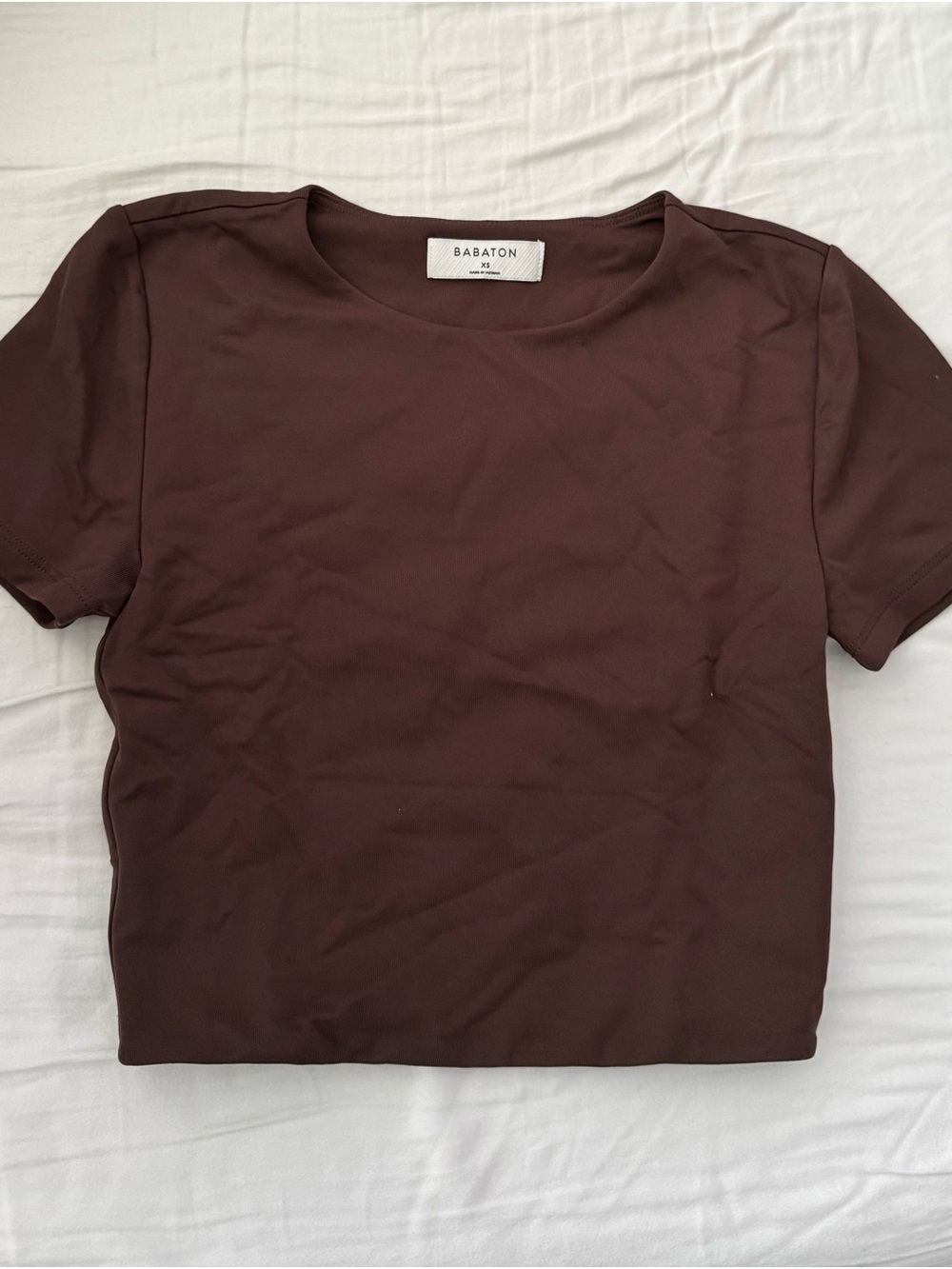 Aritzia Babaton Contour Crop Tee - Picture 2 of 3
